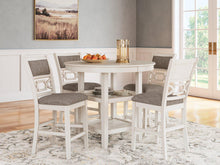 Load image into Gallery viewer, Erinberg Counter Height Dining Table and 4 Barstools (Set of 5) - Ego Home Furniture
