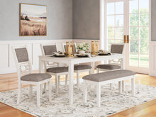 Load image into Gallery viewer, Erinberg Dining Table and 4 Chairs and Bench (Set of 6) - Ego Home Furniture