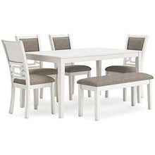 Load image into Gallery viewer, Erinberg Dining Table and 4 Chairs and Bench (Set of 6) - Ego Home Furniture