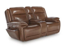 Load image into Gallery viewer, Healy Pier Power Reclining Loveseat with Console - Ego Home Furniture
