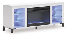 Load image into Gallery viewer, Brollevi 60" TV Stand with Electric Fireplace