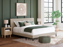 Load image into Gallery viewer, Cielden Upholstered Bed with Roll Slats