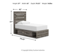 Load image into Gallery viewer, Graystorm Bed with Storage - Ego Home Furniture