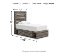 Load image into Gallery viewer, Graystorm Bed with Storage - Ego Home Furniture
