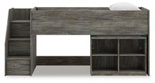 Load image into Gallery viewer, Frandern Loft Bed with Bookcase Storage