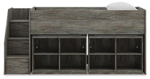 Load image into Gallery viewer, Frandern Loft Bed with Bookcase Storage