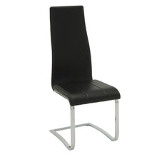 Load image into Gallery viewer, Montclair High Back Dining Chairs Black and Chrome (Set of 4) - Ego Home Furniture