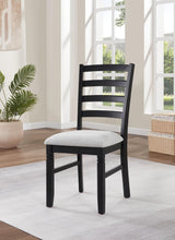 Load image into Gallery viewer, Black/Dark Brown Dining Table & 4 Chairs, Must Be Sold With Bench