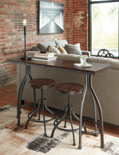 Load image into Gallery viewer, Odium Counter Height Dining Table and Bar Stools (Set of 3)
