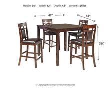 Load image into Gallery viewer, Bennox Counter Height Dining Table and Bar Stools (Set of 5) - Ego Home Furniture