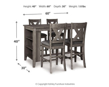 Load image into Gallery viewer, Caitbrook Counter Height Dining Package