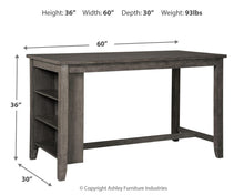 Load image into Gallery viewer, Caitbrook Counter Height Dining Table