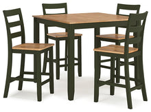 Load image into Gallery viewer, Gesthaven Counter Height Dining Table and 4 Barstools (Set of 5) - Ego Home Furniture