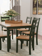 Load image into Gallery viewer, Gesthaven Dining Table with 4 Chairs and Bench (Set of 6) - Ego Home Furniture