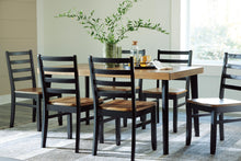 Load image into Gallery viewer, Blondon Dining Table and 6 Chairs (Set of 7)