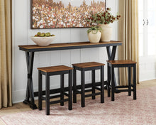 Load image into Gallery viewer, Wildenauer Counter Height Dining Table and 3 Barstools Set - Ego Home Furniture