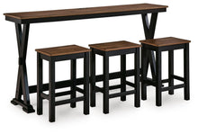Load image into Gallery viewer, Wildenauer Counter Height Dining Table and 3 Barstools Set - Ego Home Furniture