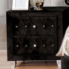 Load image into Gallery viewer, Alzire Black & Blue Night Stand