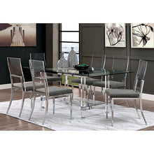 Load image into Gallery viewer, Casper 7 Pc Dining Table Set Chrome