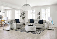 Load image into Gallery viewer, CHANCERY Chair & Half, Gray/Navy