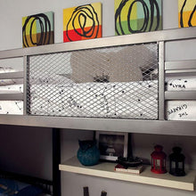Load image into Gallery viewer, BALLARAT Silver Triple Twin Bunk Bed w/ Desk