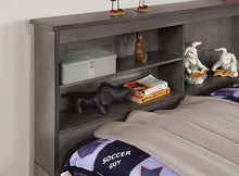Load image into Gallery viewer, TIBALT Full DayBed w/ Trundle, Dark Gray