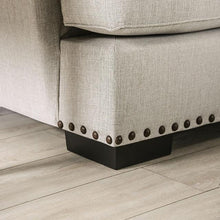 Load image into Gallery viewer, PICOTEE Loveseat, Light Gray/Black