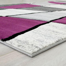Load image into Gallery viewer, Niksar Gray/Purple 5' X 7' Area Rug