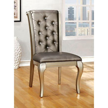 Load image into Gallery viewer, Amina Champagne Dining Table