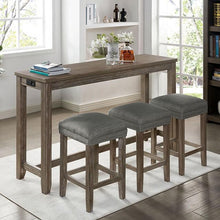 Load image into Gallery viewer, Caerleon 3 & 4 Piece Counter Ht. Set Gray & Blue