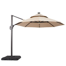 Load image into Gallery viewer, Nuti 10 Ft Round Umbrella w/ LED Light + 37" Large Base