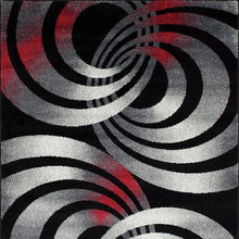 Load image into Gallery viewer, Serang Gray/Red 5' X 7' Area Rug