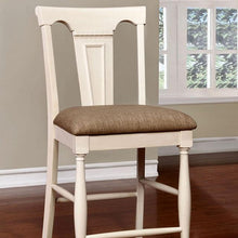 Load image into Gallery viewer, SABRINA Off White/Cherry Ctr.Ht. Chair, Cherry & White (2/CTN)