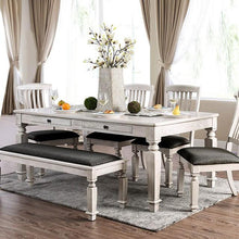 Load image into Gallery viewer, Georgia Antique White/Gray Dining Table