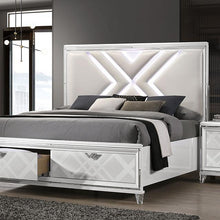 Load image into Gallery viewer, Emmeline 4 & 5 Piece Queen Bedroom Set Gray & White