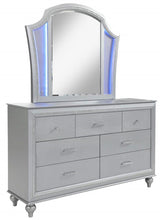 Load image into Gallery viewer, Galaxy Home Amber 7 Drawer Dresser in Silver GHF-808857997609