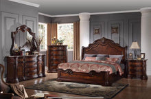 Load image into Gallery viewer, Galaxy Home Bombay Queen Panel Bed in Warm Cherry GHF-808857782403 - Ego Home Furniture