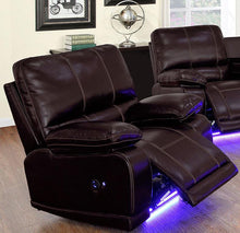 Load image into Gallery viewer, Galaxy Home Electron Power Recliner Chair in Brown GHF-808857873125