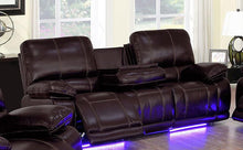 Load image into Gallery viewer, Galaxy Home Electron Power Recliner Sofa in Brown GHF-808857924131 - Ego Home Furniture