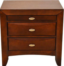 Load image into Gallery viewer, Galaxy Home Emily 3 Drawer Nightstand in Cherry GHF-808857649058