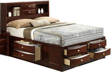 Load image into Gallery viewer, Galaxy Home Emily King Storage Bed in Cherry GHF-808857672506