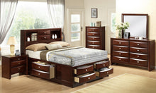 Load image into Gallery viewer, Galaxy Home Emily King Storage Bed in Cherry GHF-808857672506