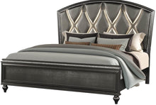 Load image into Gallery viewer, Galaxy Home Ginger Queen Panel Bed in Gunmetal Copper GHF-808857868299