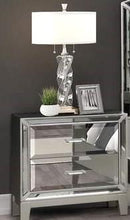 Load image into Gallery viewer, Galaxy Home Harmony 2 Drawer Nightstand in Silver GHF-808857882943