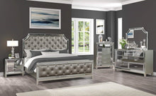 Load image into Gallery viewer, Galaxy Home Harmony 2 Drawer Nightstand in Silver GHF-808857882943