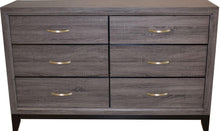 Load image into Gallery viewer, Galaxy Home Hudson 6 Drawer Dresser in Foil Grey GHF-808857665805
