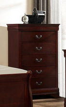 Load image into Gallery viewer, Galaxy Home Louis Phillipe 5 Drawer Chest in Cherry GHF-808857729255