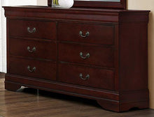 Load image into Gallery viewer, Galaxy Home Louis Phillipe 6 Drawer Dresser in Cherry GHF-808857970619