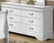 Load image into Gallery viewer, Galaxy Home Louis Phillipe 6 Drawer Dresser in White GHF-808857521040