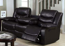 Load image into Gallery viewer, Galaxy Home Paco Recliner Sofa in Espresso GHF-808857674265
